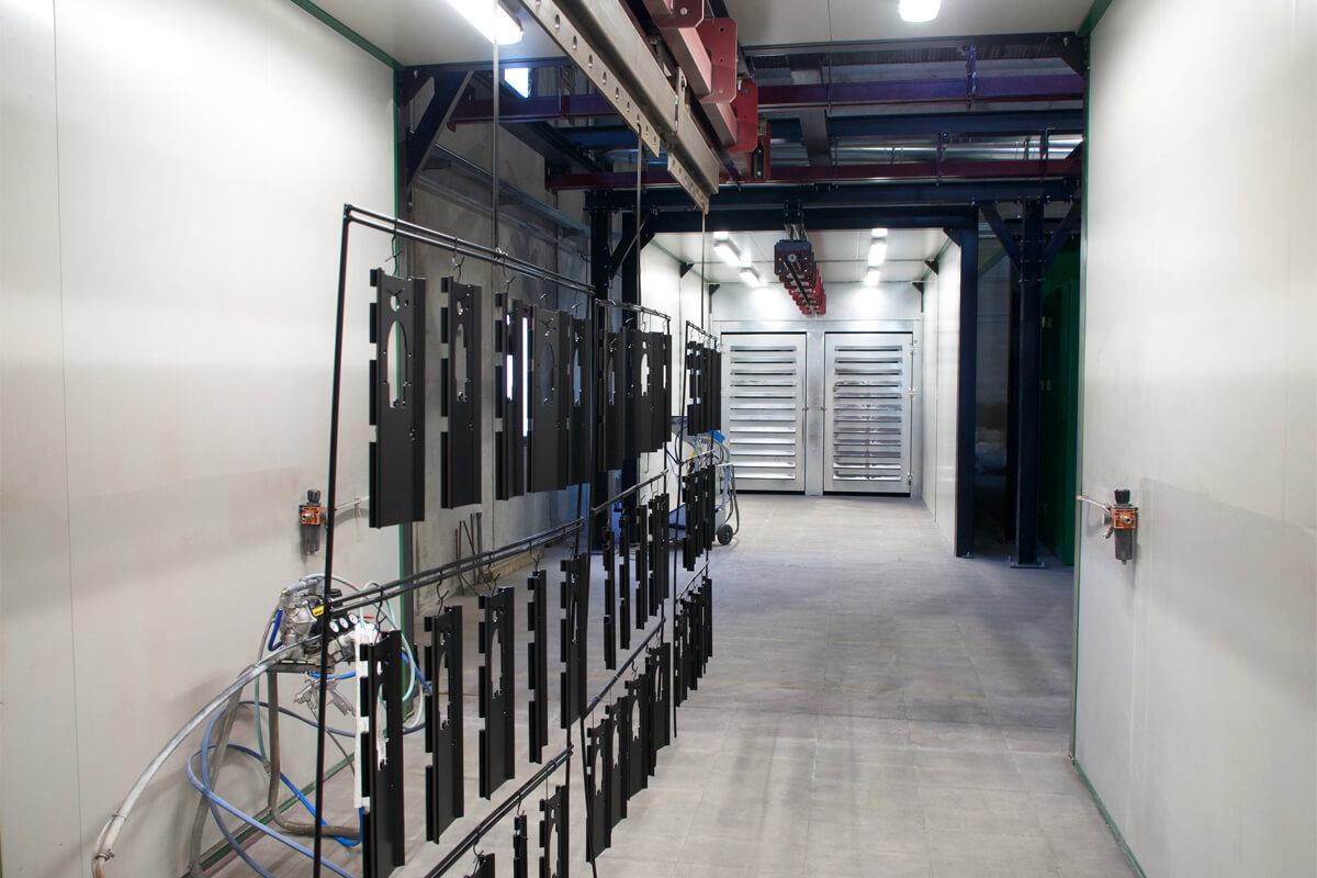 Verniciatura a polvere con reciprocatore