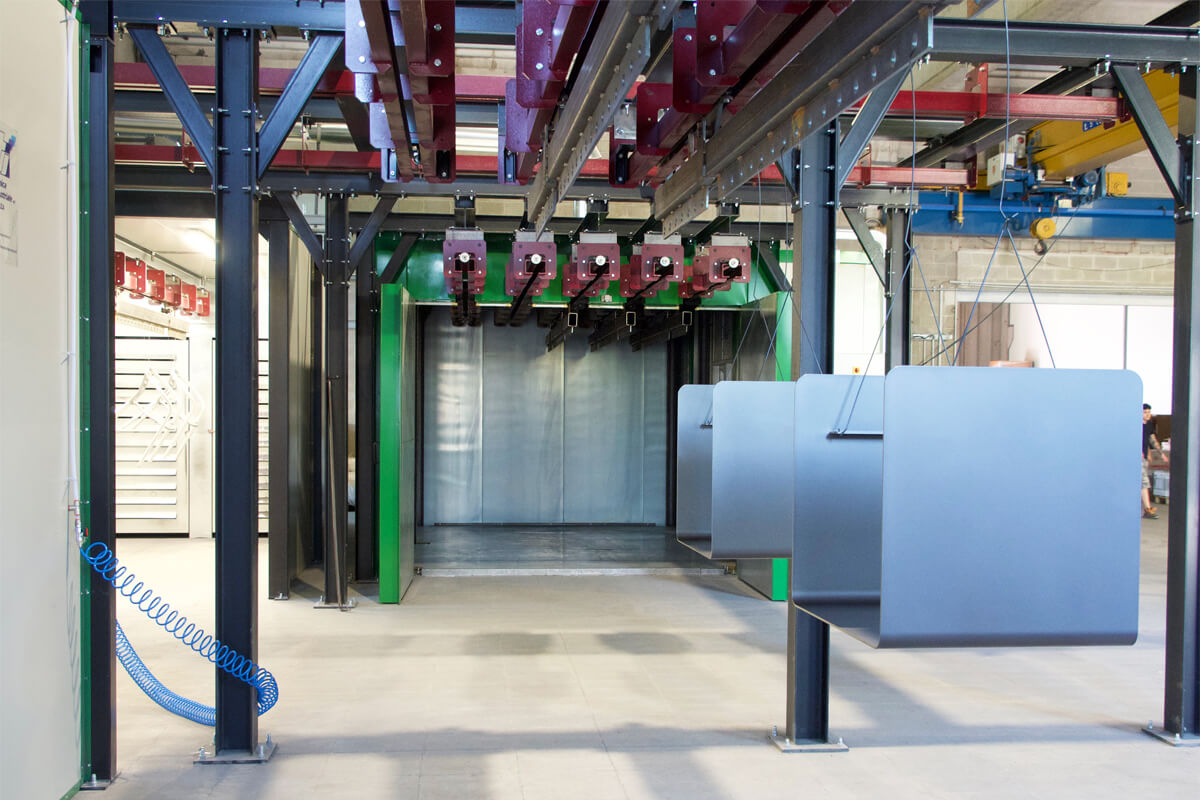 Cabina di verniciatura